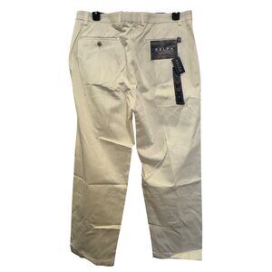 Ralph Lauren Mens Buff Flat-Front Chino Pants 38x30 100% Cotton